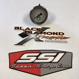 0-100 PSI LIQUID FILLED FUEL PRESSURE GAUGE
