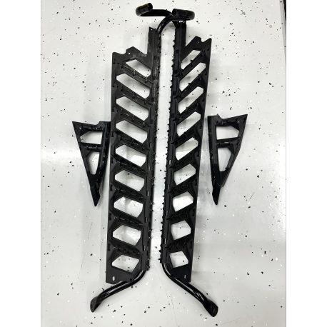CATALYST COMPOSITE RUNNING BOARD SET - Black Diamond Xtreme
