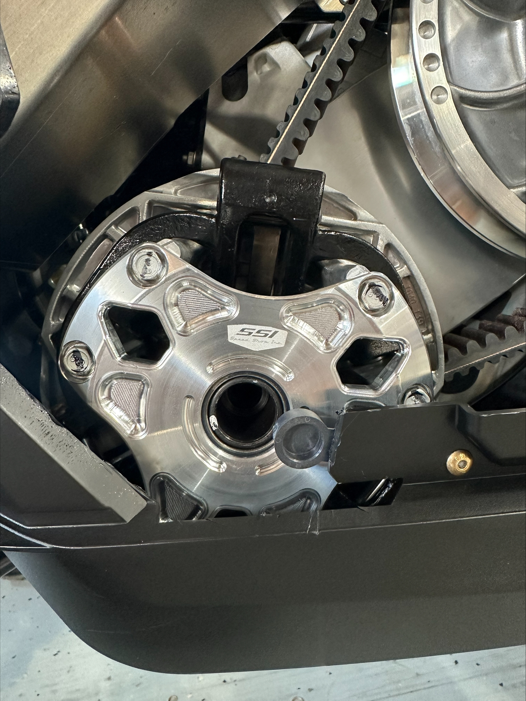 858 ADAPT PRIMARY CLUTCH COVER - STEEL SPIDER - Black Diamond Xtreme